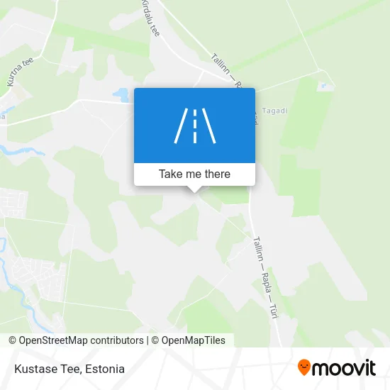Карта Kustase Tee