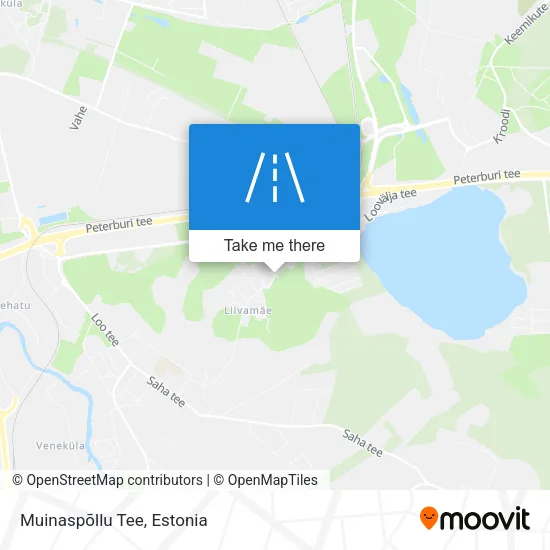 Muinaspõllu Tee map