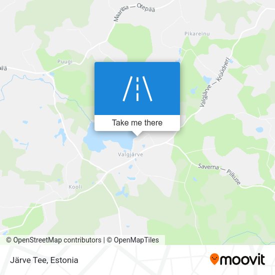 Järve Tee map