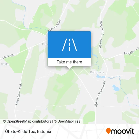 Карта Õhatu-Kildu Tee
