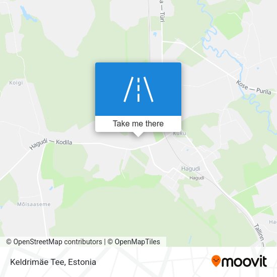 Keldrimäe Tee map