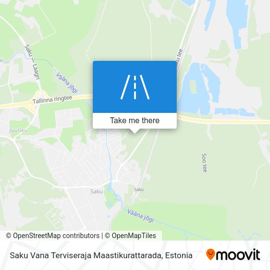 Saku Vana Terviseraja Maastikurattarada map