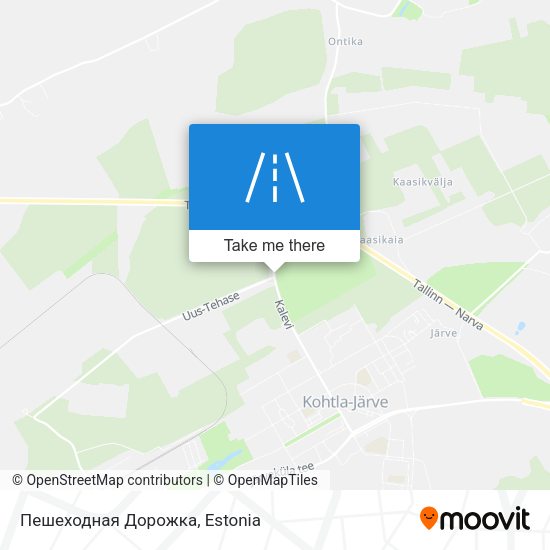 Пешеходная Дорожка map