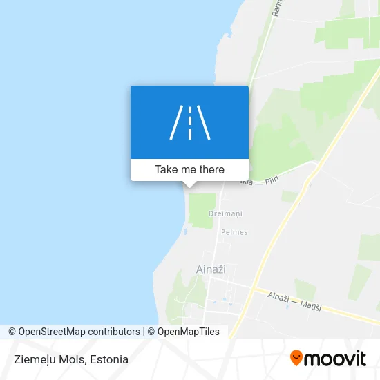 Карта Ziemeļu Mols