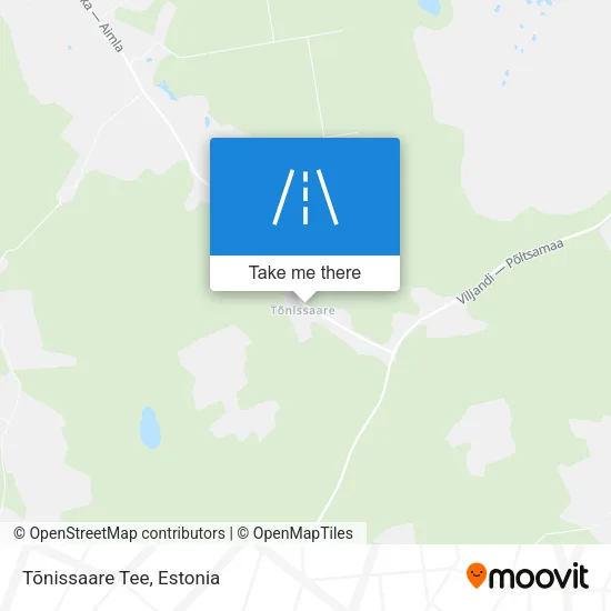Карта Tõnissaare Tee