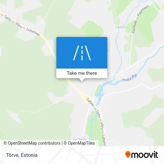 Карта Tõrve