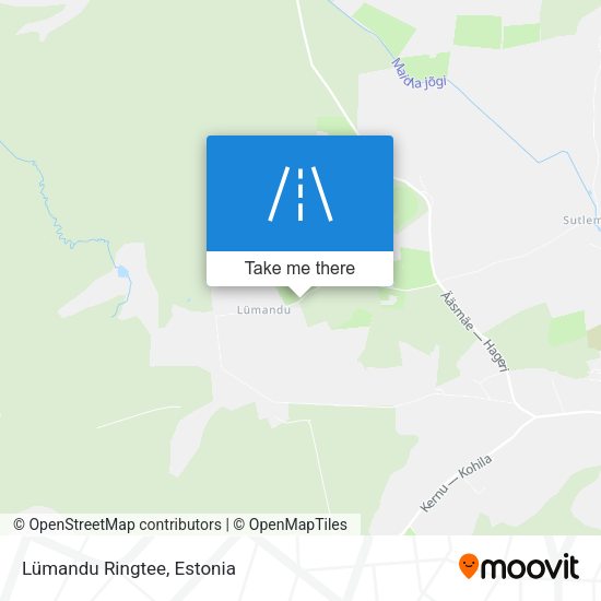 Lümandu Ringtee map