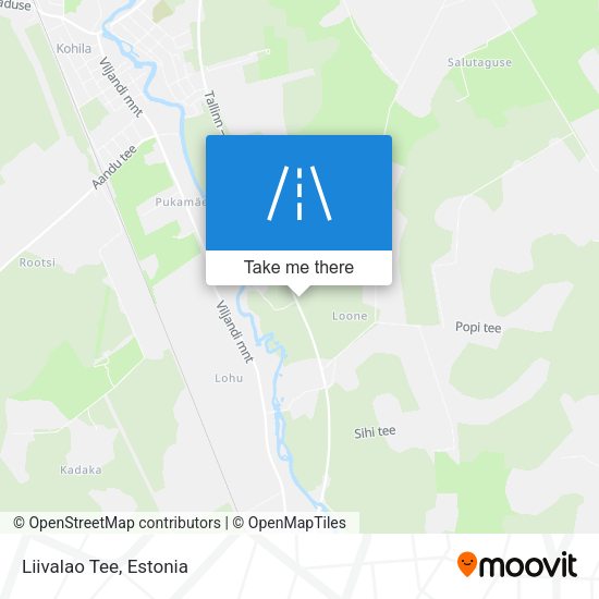 Liivalao Tee map