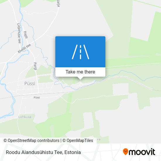 Roodu Aiandusühistu Tee map