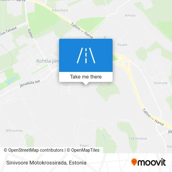 Карта Sinivoore Motokrossirada