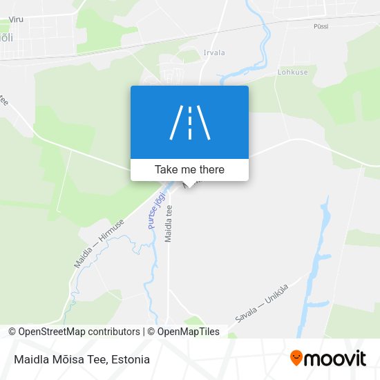Maidla Mõisa Tee map