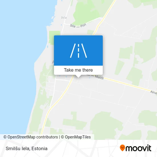 Карта Smilšu Iela