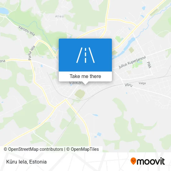 Карта Kūru Iela