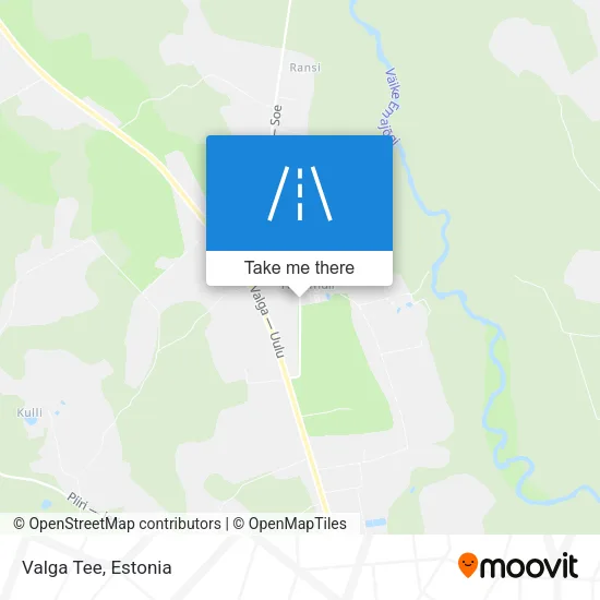 Карта Valga Tee