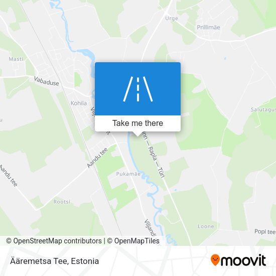 Ääremetsa Tee map