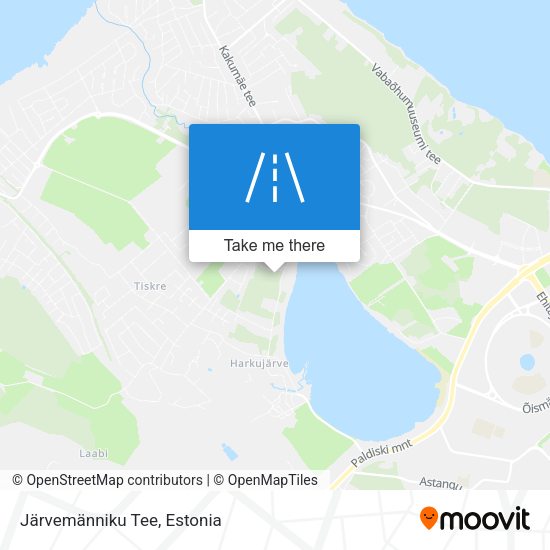 Järvemänniku Tee map