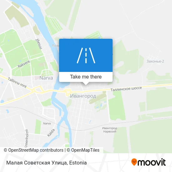 Карта Малая Советская Улица