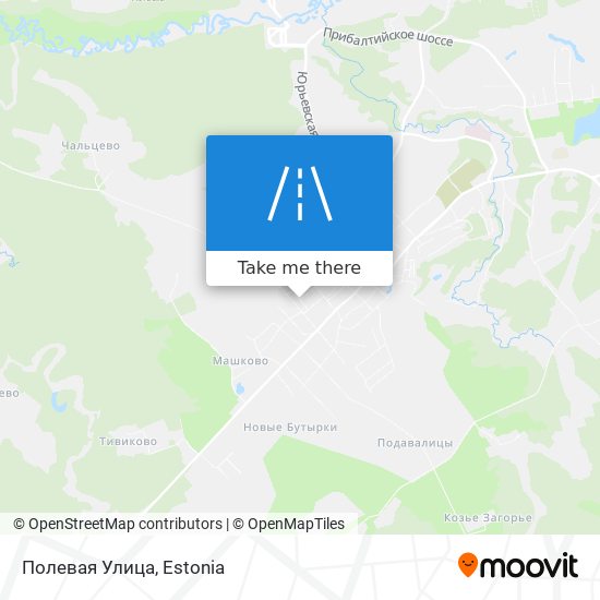Полевая Улица map