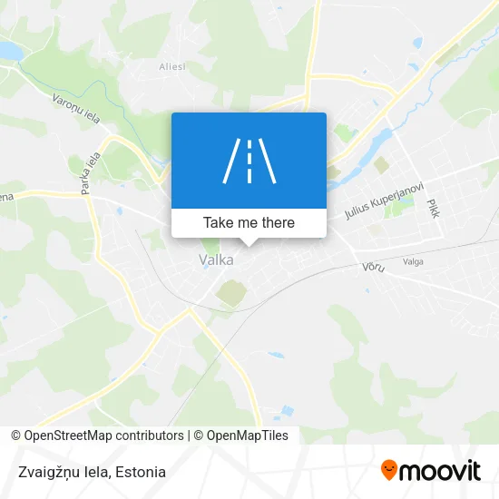 Карта Zvaigžņu Iela