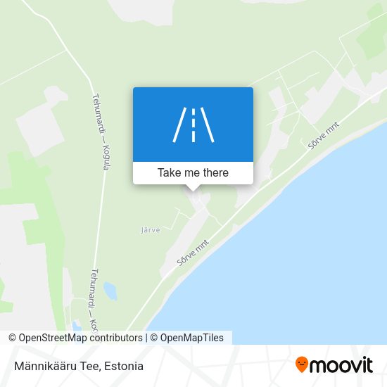 Männikääru Tee map