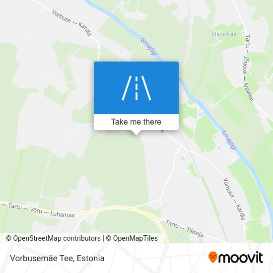 Карта Vorbusemäe Tee