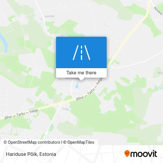 Карта Hariduse Põik
