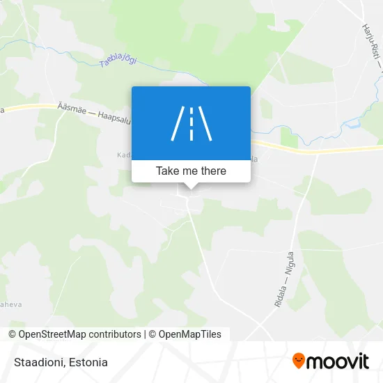 Карта Staadioni