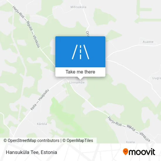 Карта Hansuküla Tee