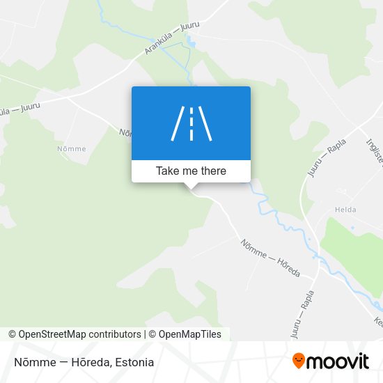 Nõmme — Hõreda map