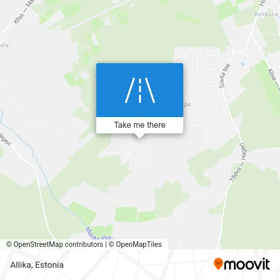 Карта Allika