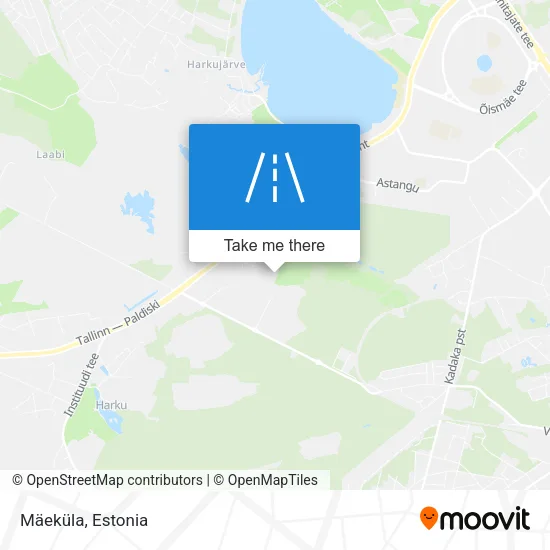 Карта Mäeküla