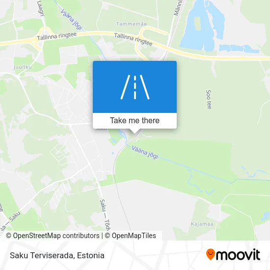 Карта Saku Terviserada