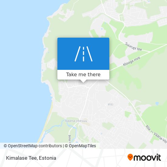 Kimalase Tee map