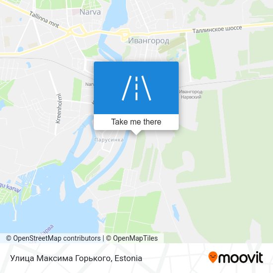 Карта Улица Максима Горького
