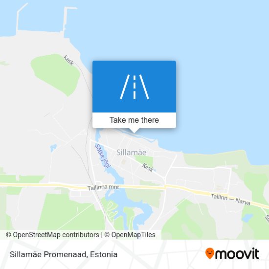 Sillamäe Promenaad map