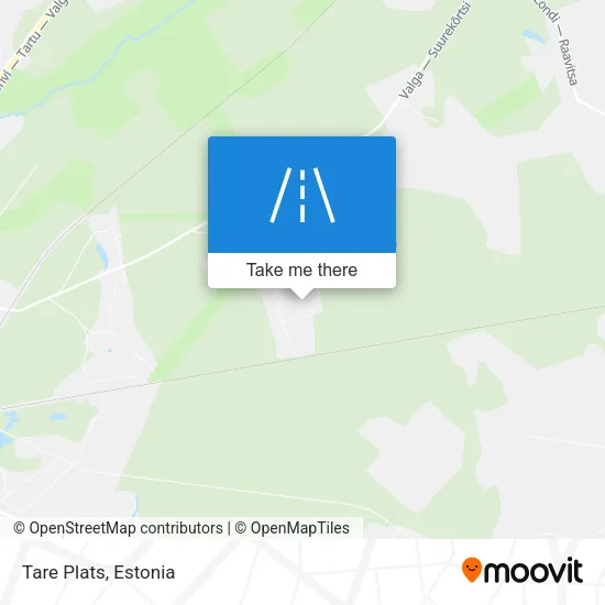 Карта Tare Plats