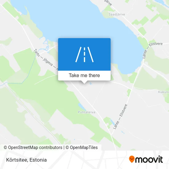 Карта Kõrtsitee