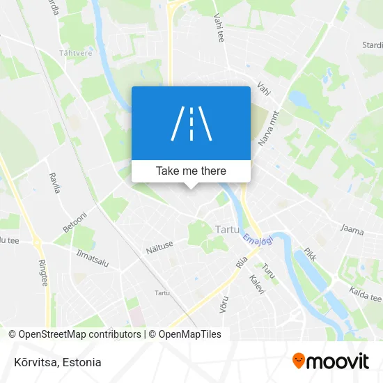 Карта Kõrvitsa