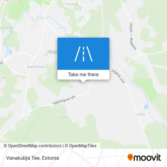 Карта Vanakubja Tee