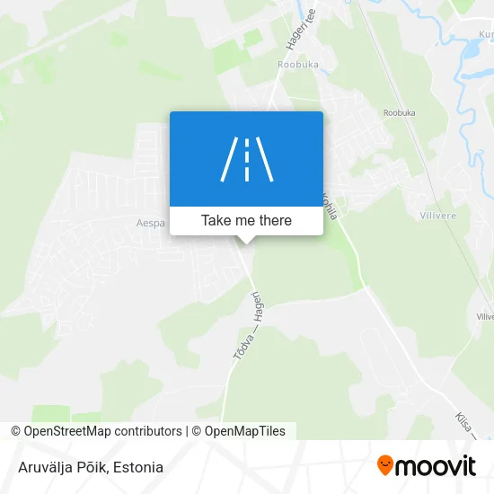 Карта Aruvälja Põik