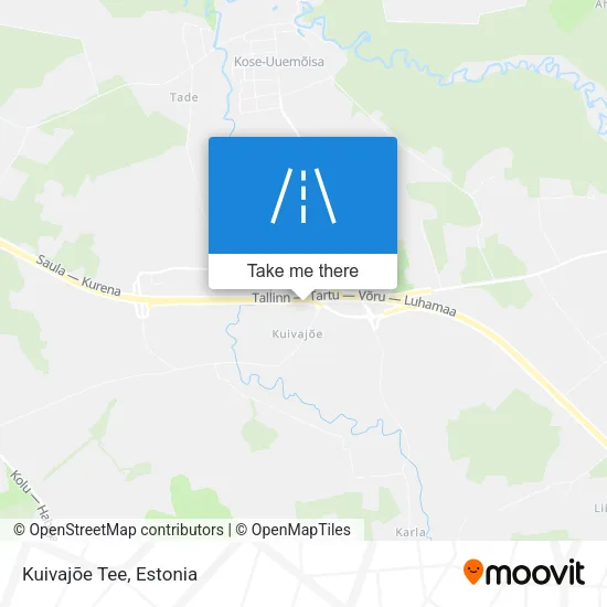 Карта Kuivajõe Tee