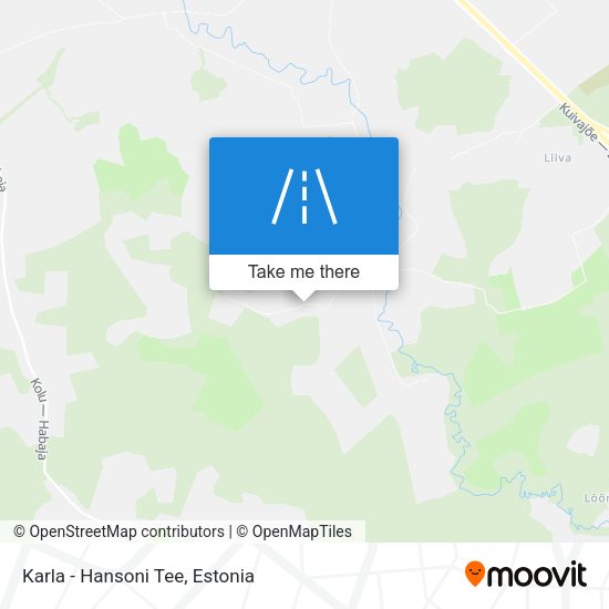 Karla - Hansoni Tee map