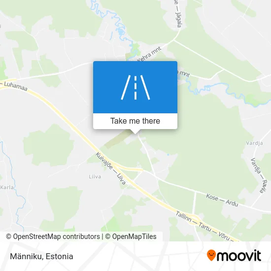 Карта Männiku