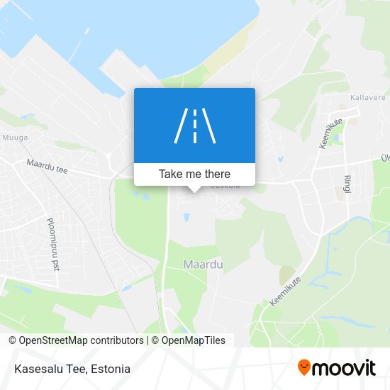 Kasesalu Tee map