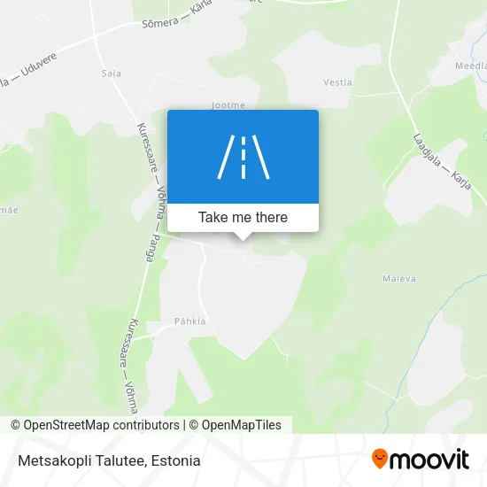 Карта Metsakopli Talutee