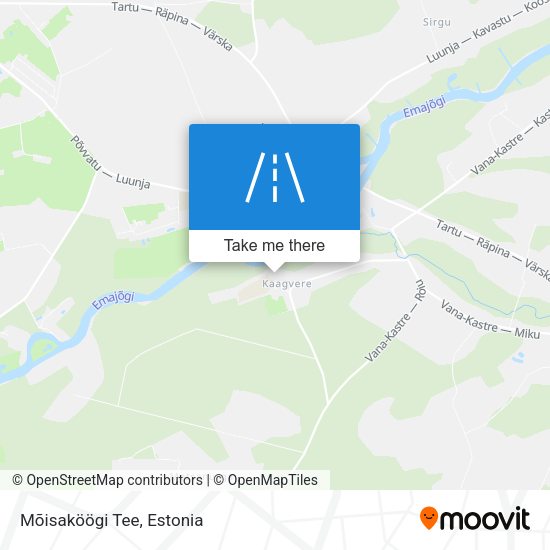 Mõisaköögi Tee map