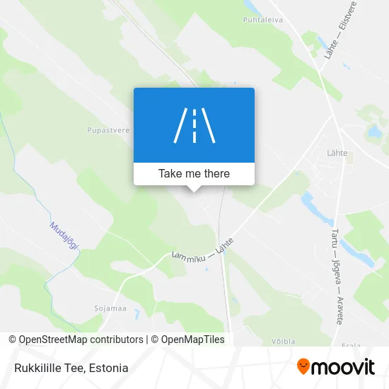Rukkilille Tee map