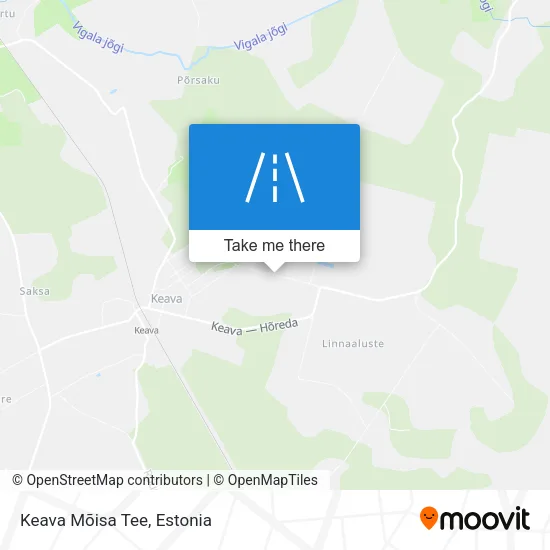 Карта Keava Mõisa Tee