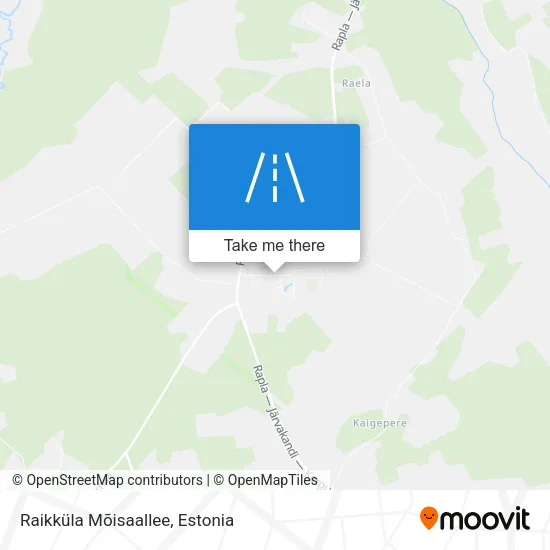 Карта Raikküla Mõisaallee