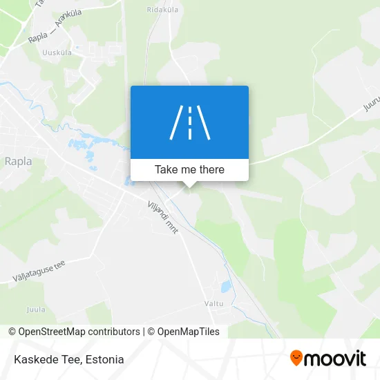Карта Kaskede Tee